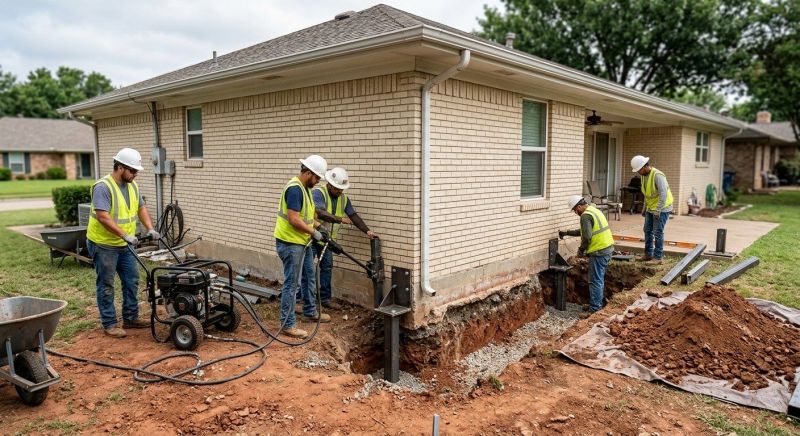 Basement Stabilization in Greenville, SC
