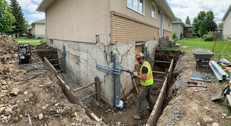 Exterior Foundation Repair in Greenville, SC